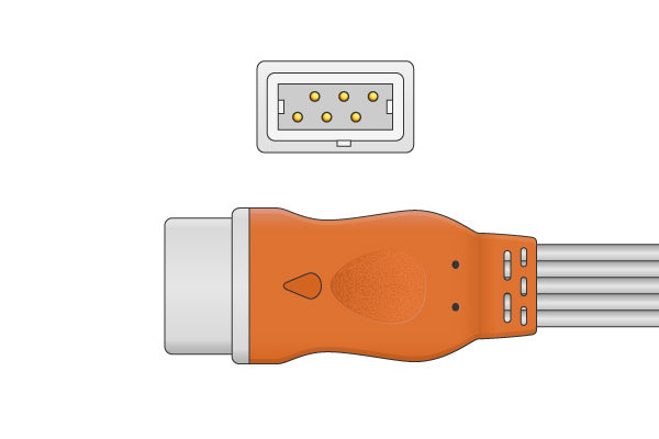 Covidien > Kendall Compatible Disposable ECG Leadwire