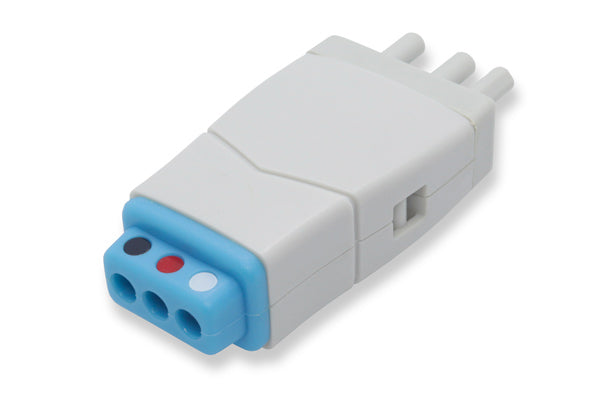 Reusable Nihon Kohden to Din ECG 3 Leads Adapter