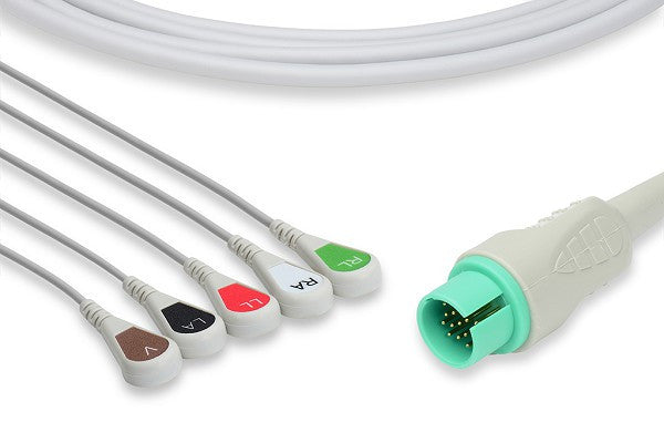 Spacelabs Compatible Direct-Connect ECG Cable