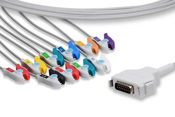 Fukuda Denshi Compatible Direct-Connect EKG Cable