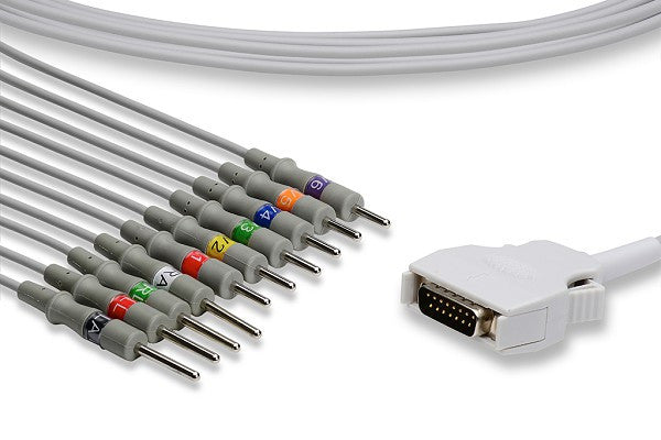 Mortara > Burdick Compatible Direct-Connect EKG Cable