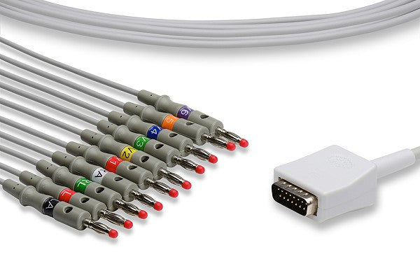 Nihon Kohden Compatible Direct-Connect EKG Cable