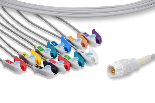 Philips Compatible Direct-Connect EKG Cable