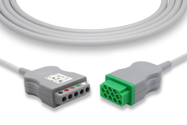GE Healthcare > Marquette Compatible ECG Trunk Cable